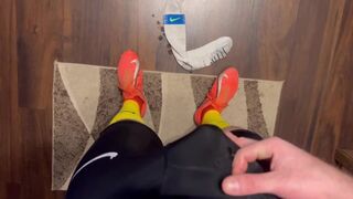 Jack and jism in Soccer cleats and Soccer Socks thru Nike professional