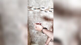 Glance how I wash my pink cigar after nutting