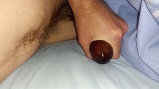 Packing up a coloured rubber with breathy climax