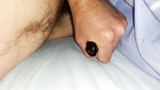 Packing up a coloured rubber with breathy climax