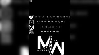 Grind Sir and Max screws rock hard his lad lady public ass-fuck warm homosexual jizz odorous socks gay-for-pay sub