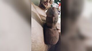 Tugging off in my roomies sofa