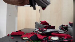 Cutting Adidas Neo boots and screw them