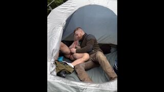 Camping twinks Internal ejaculation