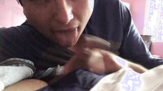 Latino Dad Gives Dude Appetizing Spunk to begin his Morning