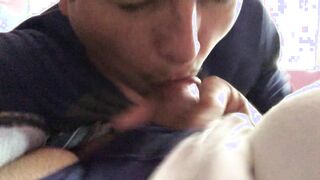 Latino Dad Gives Dude Appetizing Spunk to begin his Morning