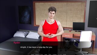 Ryder Performs Workout & I Taunt Him - Just Bros: A Homo Game