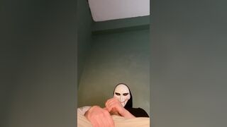 GREEK STROKING OFF AMPLE UNCIRCUMCISED TROUSER SNAKE (WITH JIZZ SHOT)