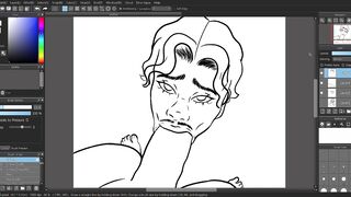 ebony and milky speedpaint