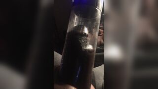 Urinate pig n big black cock