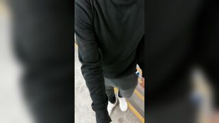 Fellatio in mall