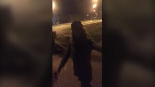 urinate e exhib on the road