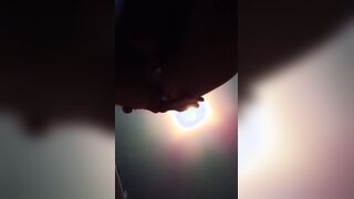 Finger-banging myself - cock-squeezing lad butt