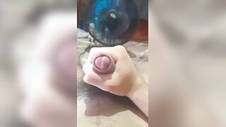 Ample prosperous manmeat milky fellow jerking rigid shaft solo knob