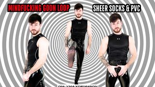mindfucking goon loop vinyl & sheer socks