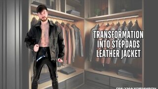 transformed into a leather jacket 