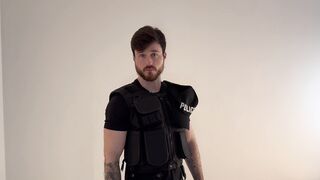 sock & shoe cuffed hj from cop