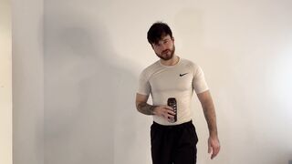 onanism abasement from burping jock