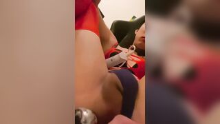 Sissy muddy ass fucking cork A2M