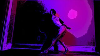 Masculine Stripper Wall Dances In G-string, Unclothes and Plays With His Lollipop