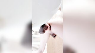 Lad loving 11inches dark-hued faux-cock