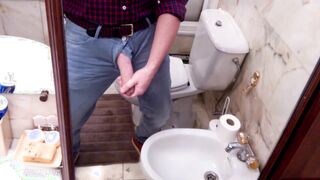 Hablando sucio y gimiendo alto en vaqueros con mi gran polla hasta correrme como un caballo para ti!