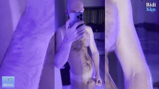 Mirror, milks, and purple lights… What more do you need?