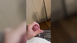 My nutsack glance astounding with jizm running in rivulets from them