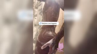 Splatter a giant pouch in the douche- Total flick on OF