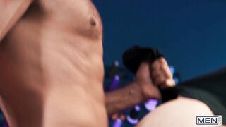 DUDES - Nasty Tailor Mateo Tomas Measures Up Dom Kings Prick And Gives Him A Sneaky Fellatio