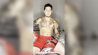 HEFTY MONEY-SHOT of profesional BOXER