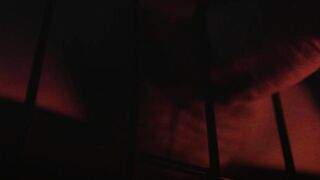 Encaged, frolicking with my fuckpole