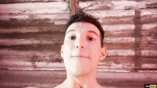 Jerk Off Instructions Domineering sock job fetish by Muscle Model