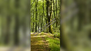 Fresh outdoor jism flick