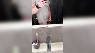 Solo have fun time in motel