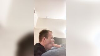 Practising deep throat