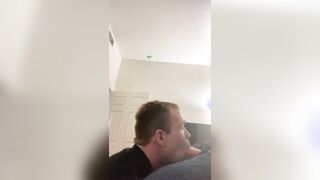 Practising deep throat