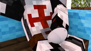 2 homosexual bros have fun togheter tugging - Minecraft Queer Romp