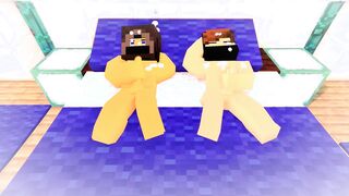 2 homosexual bros have fun togheter tugging - Minecraft Queer Romp