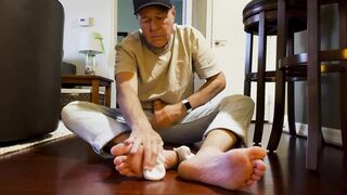 You can nearly scent my socks and soles, they made me firm