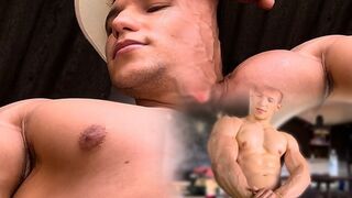 Muscle model JhonBianco flexing sesh turns on highly nasty