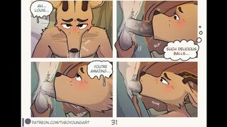 Beastars - Louis Deep throats Legoshi - Oral pleasure