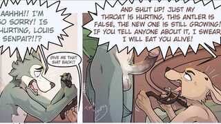 Beastars - Louis Deep throats Legoshi - Oral pleasure