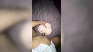 Fabulous Pink cigar Slow Tugging White pearly Cooter Fucktoy