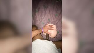 Fabulous Pink cigar Slow Tugging White pearly Cooter Fucktoy