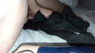 Smashing my sofa with adorable look of my unshaved pecs and groin