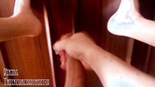 Superb cum shot from my 3rd gam! You can hear me groaning noisily and the jizm beating the floor!