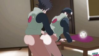 Sasuke Pedindo professional Naruto empurrar pica com força no rabo dele - Anime porn Anime Yaoi