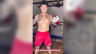 BOXING and CUMWith NO-ARMS