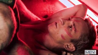 MEN - After Drilling Olivier Roberts Asshole, Theo Brady Aims At His Mouth To Shoot His Cum In